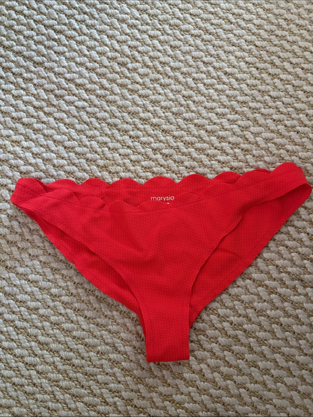 NWT Marysia Santa Barbara bottoms in red